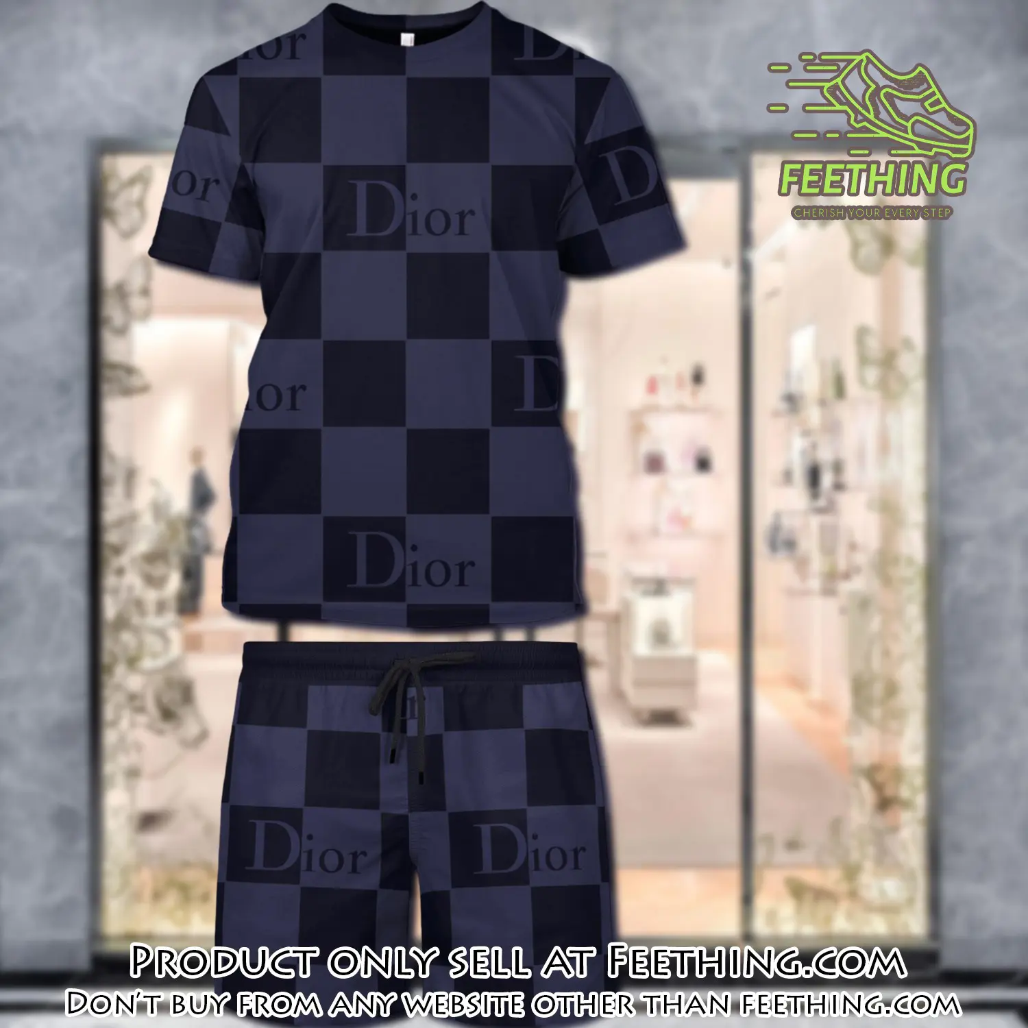 Dior combo unisex tshirt & short limited luxury outfit cts1007 ft4806755